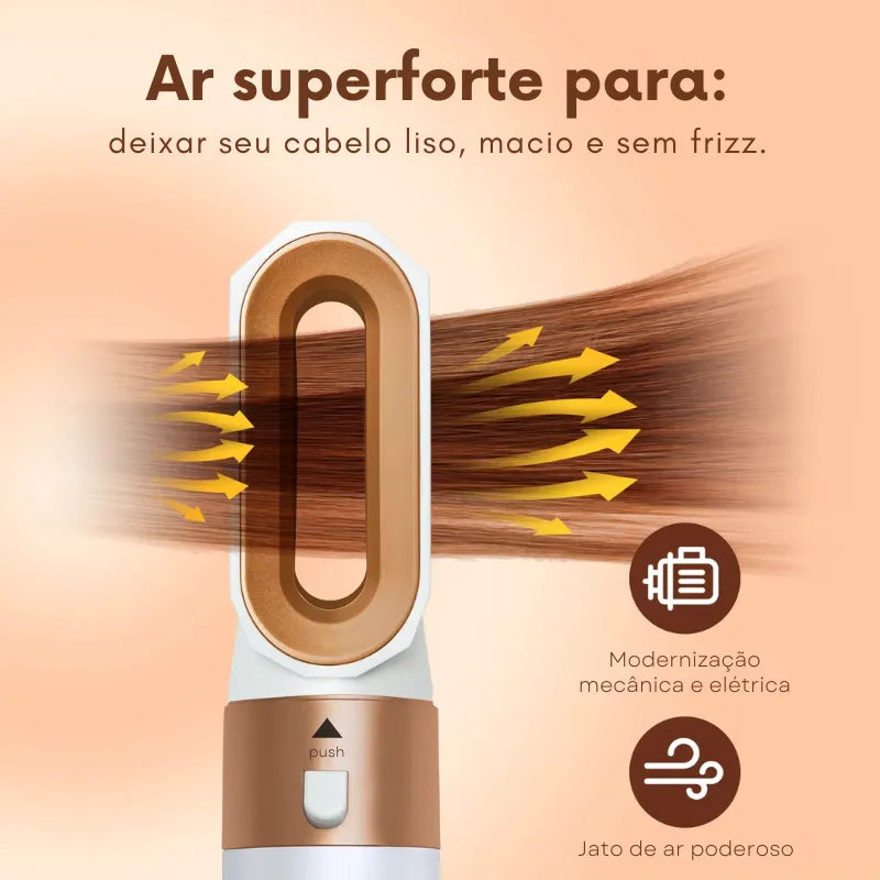 LUME Hair Pro – Escova Modeladora Profissional 5 em 1