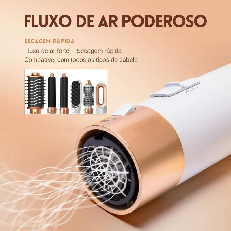 LUME Hair Pro – Escova Modeladora Profissional 5 em 1
