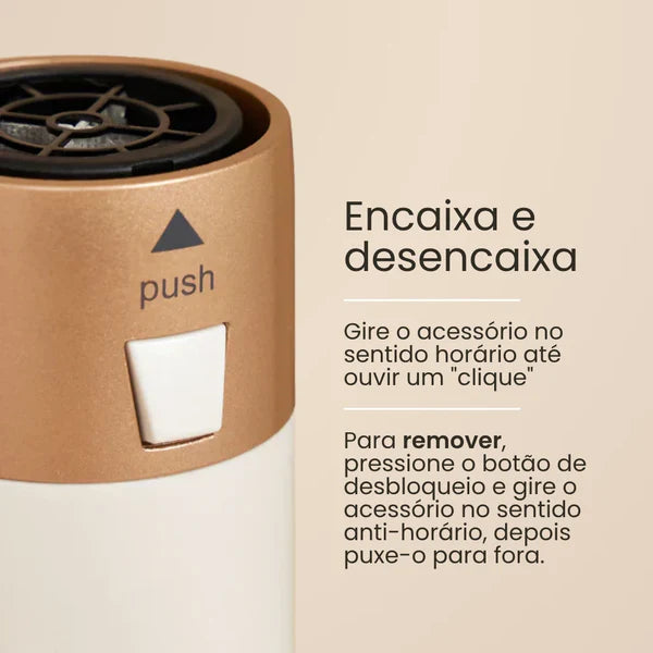 LUME Hair Pro – Escova Modeladora Profissional 5 em 1
